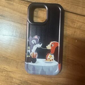 Lady and the Tramp Soft Phone Case - Black